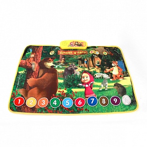 Обучающий коврик из серии Маша и Медведь - Домик в лесу (Умка, HX1803-R2sim)